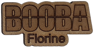 Magnet - Logo musique Booba personnalisable